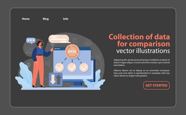data collection for benchmarking vector a professional prepares data for benchmarking ensuring