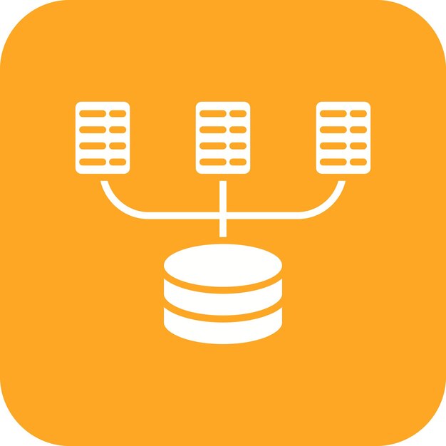 data collection icon vector image can be used for big data