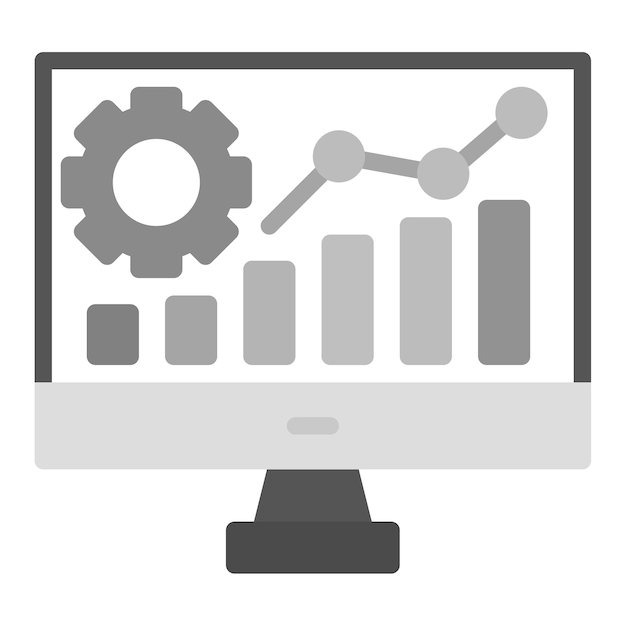 Data driven icon vector image Can be used for Video Blog