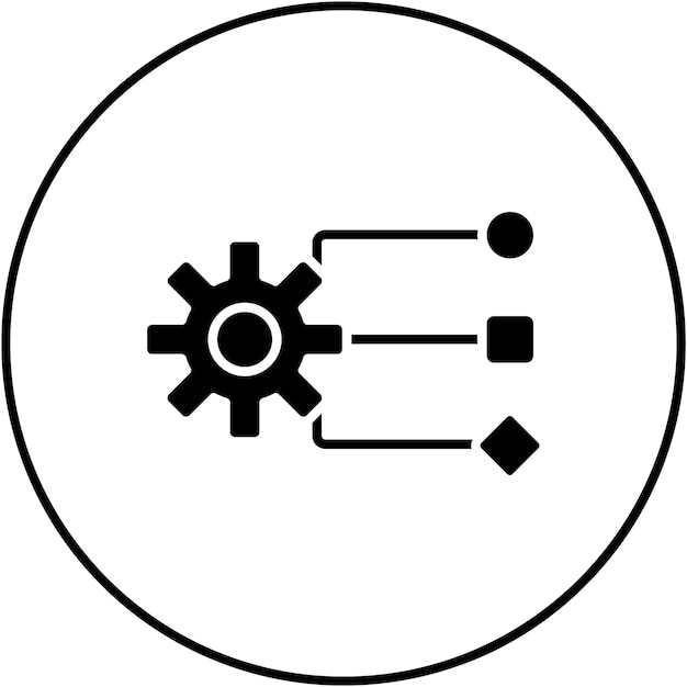 data management icon vector image can be used for big data
