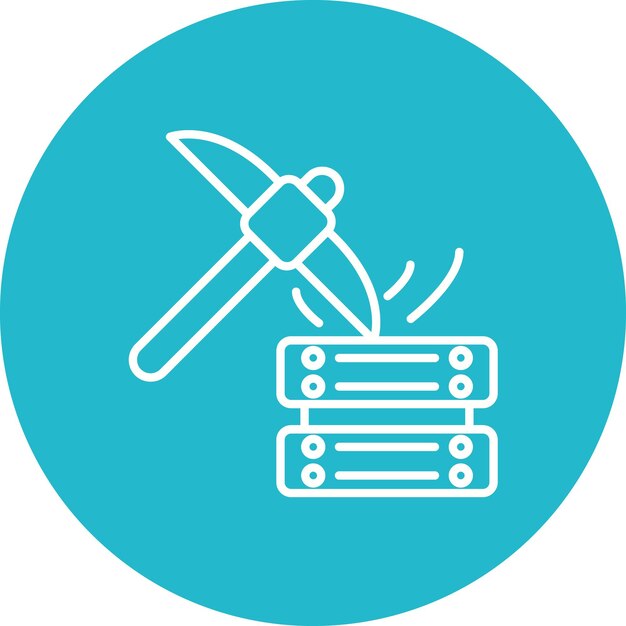 Data Mining icon vector image Can be used for Big Data