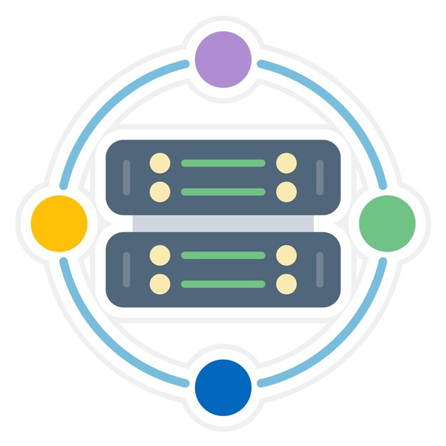 Data Processing icon vector image Can be used for Big Data