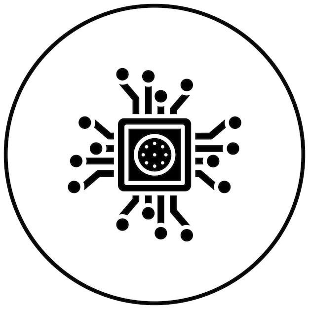 data processor icon vector image can be used for gdpr
