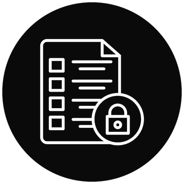 Data Security vector icon Can be used for Business Performance iconset