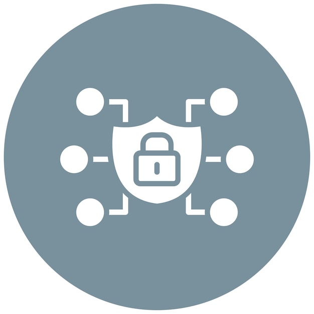 Data Security Vector Illustration Style