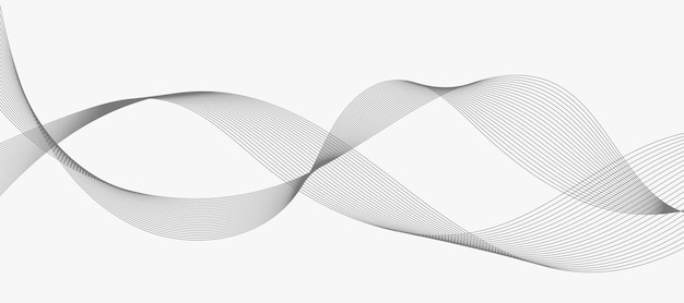 Data technology background Dotted halftone waves Connecting dots and lines on a white background