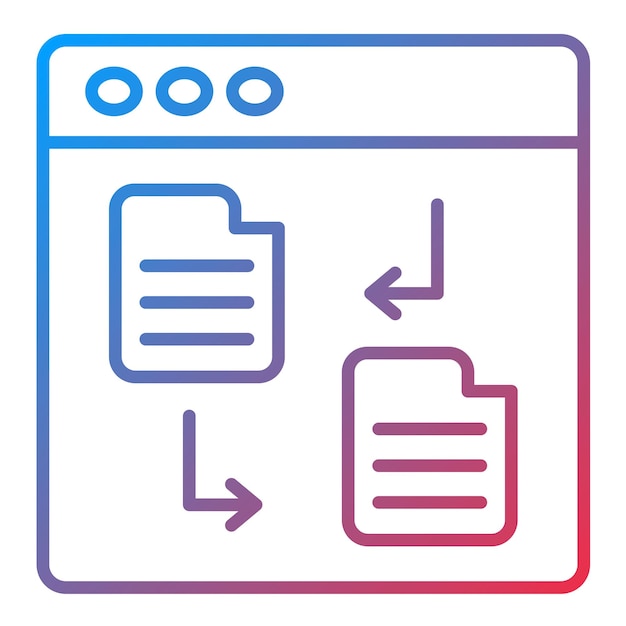 data transfer icon vector image can be used for user experience