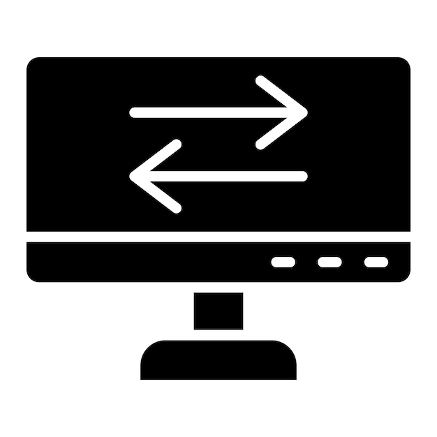 Data Transfer Vector Icon Design Illustration