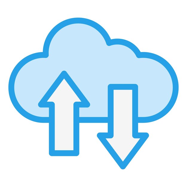 Data transfer Vector Icon Design Illustration