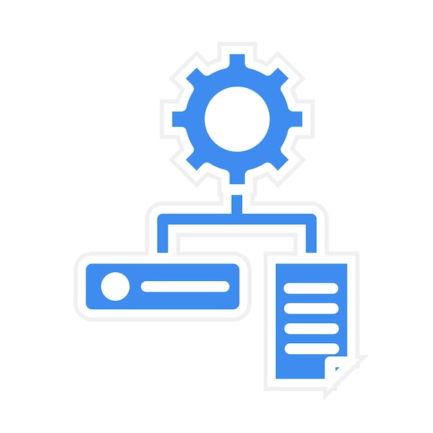 Data Transformation icon vector image Can be used for Data Science
