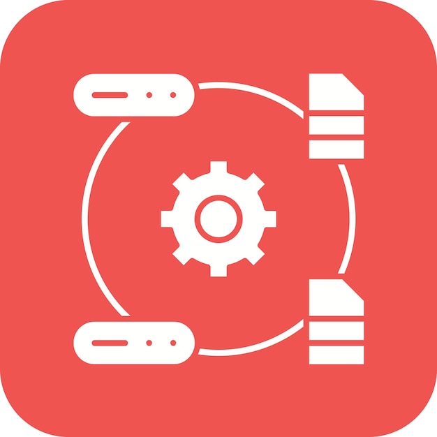 data transformation vector icon can be used for data analytics iconset