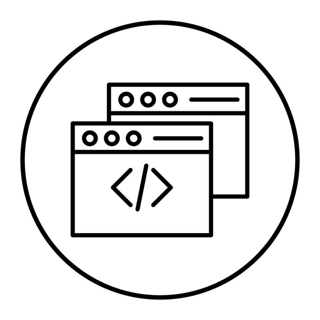 Data vector icon Can be used for No Code iconset