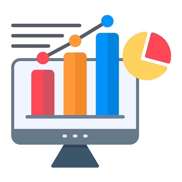 Data Visualization Flat Illustration