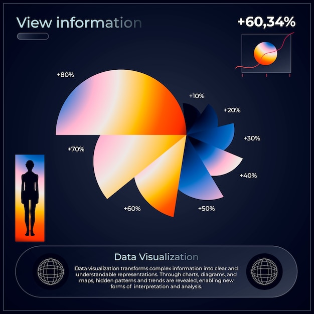 Data visualization illustration