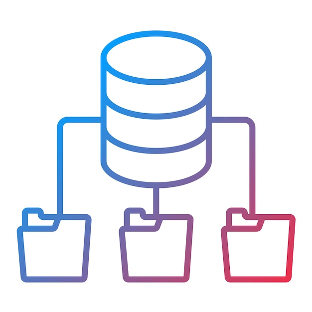 Database Architecture icon vector image Can be used for Web Hosting