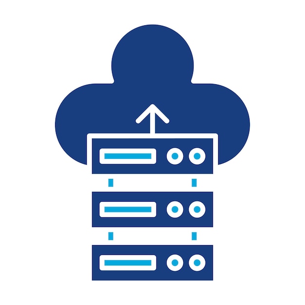 Database Backup Duotone Illustration