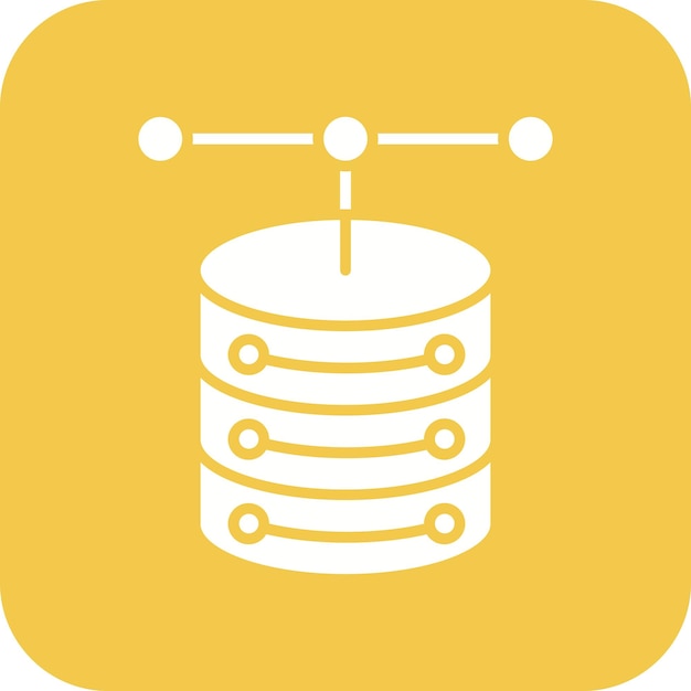 Database icon vector image Can be used for Big Data