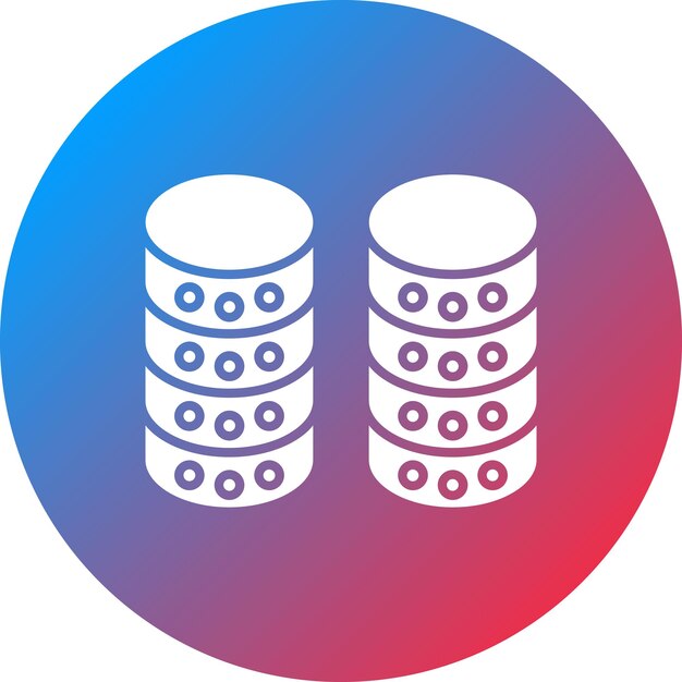 Database icon vector image Can be used for Web Marketing
