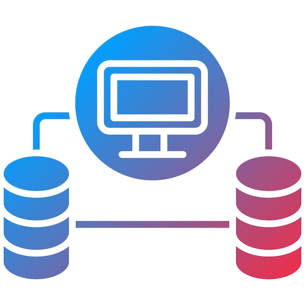 Database Network icon vector image Can be used for Web Hosting