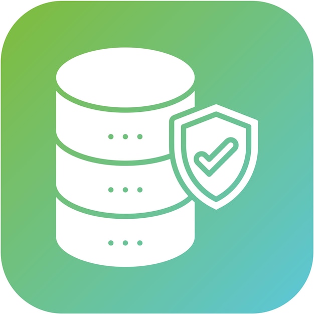 database security icon style