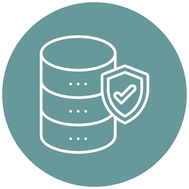 database security icon style