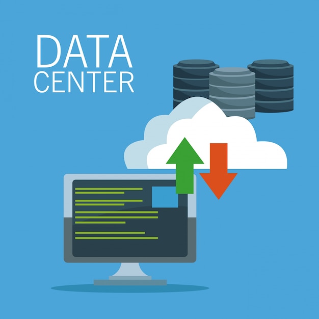 Datacenter teknologi ikoner