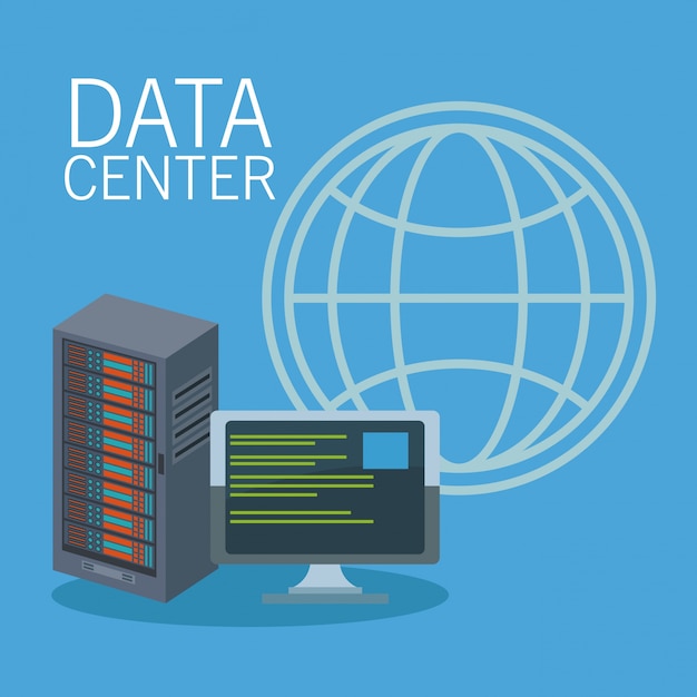 Datacenter teknologi ikoner