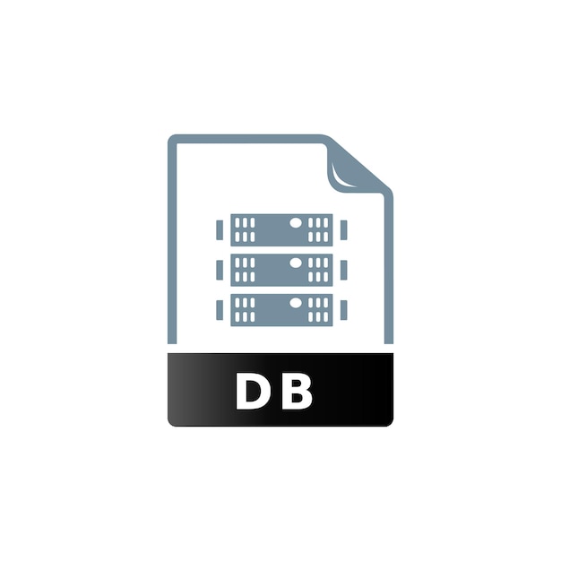 db file format icon in duo tone color extension database queries