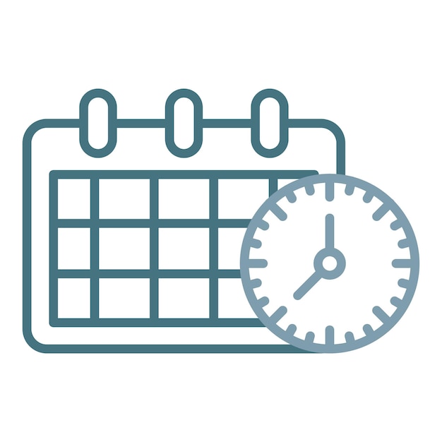 Deadline Flat Illustration