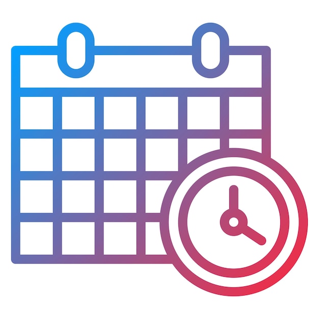 Deadline icon vector image Can be used for Product Management