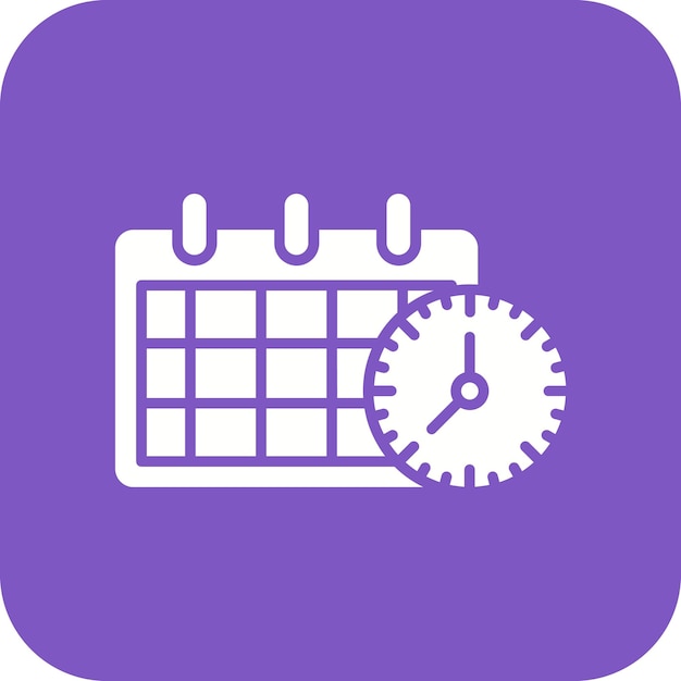 deadline icon vector image can be used for time and date