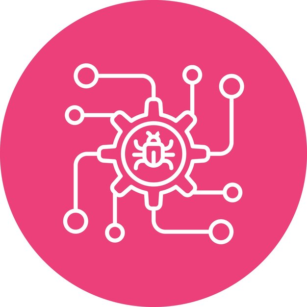 debug icon vector image can be used for computer programming