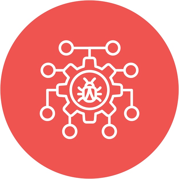 Debug Vector Illustration Style