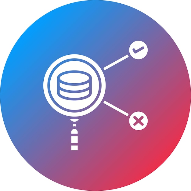 decision intelligence icon vector image can be used for big data