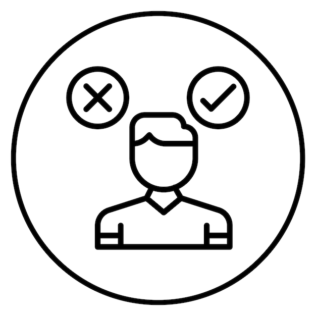 Decision Making icon vector image Can be used for ADHD