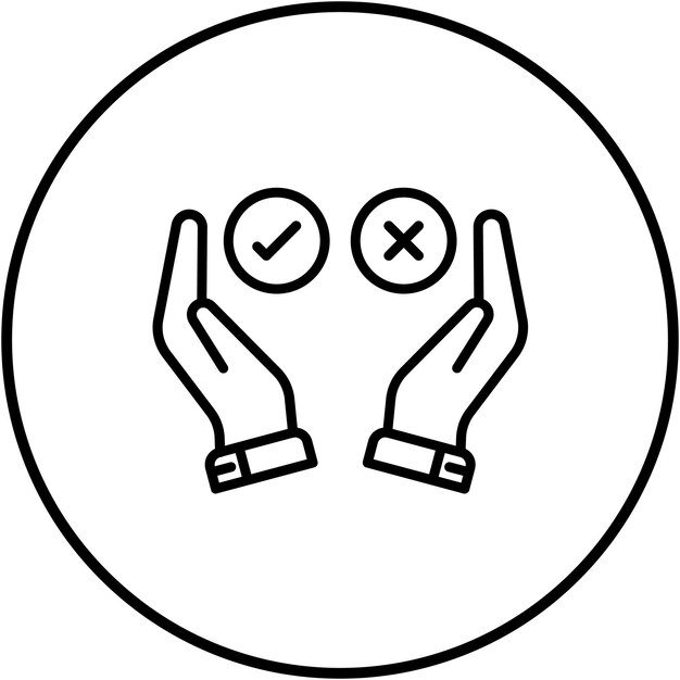 Decision Making vector icon Can be used for Personality Traits iconset