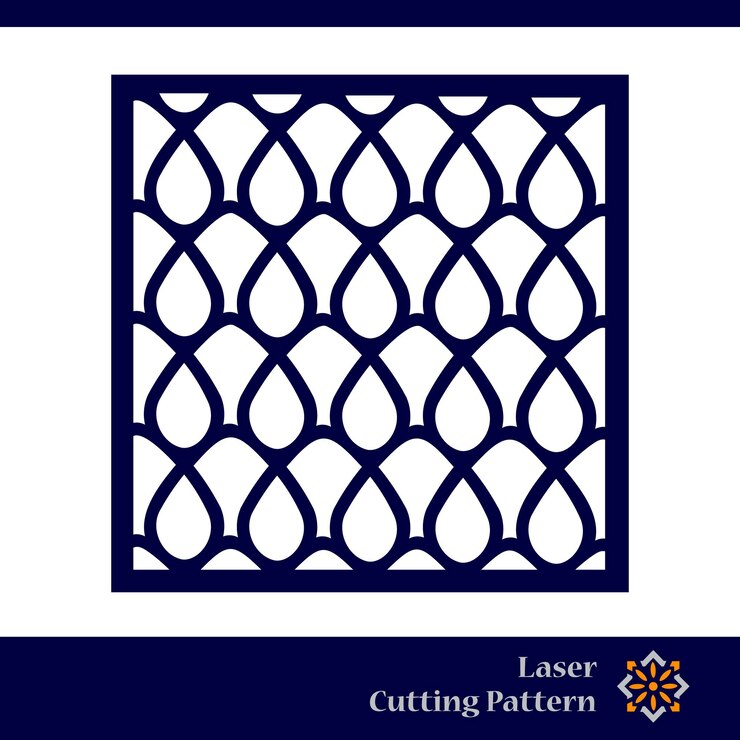 Vektör decorative laser cut and cnc panels