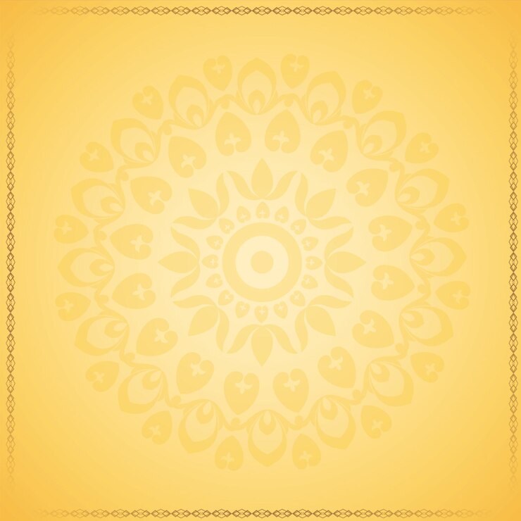 Vektör decorative mandala pattern floral background for wedding card design vector