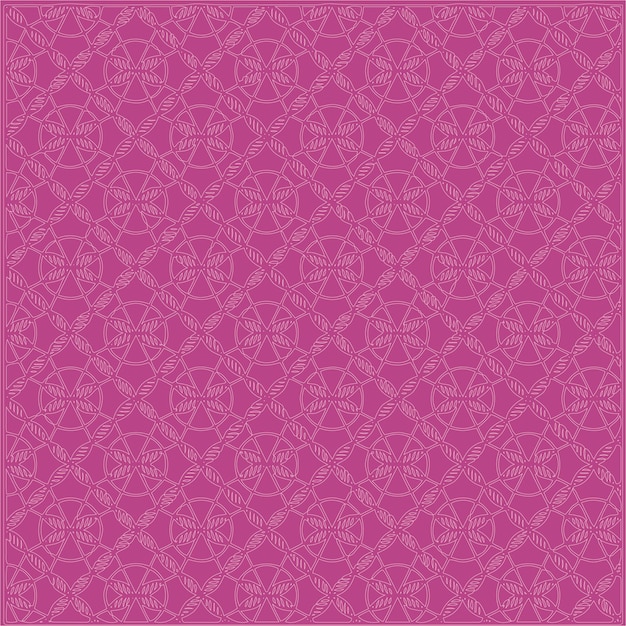 Decorative pattern from the outline of the silhouette of a square oval circle Geometric background