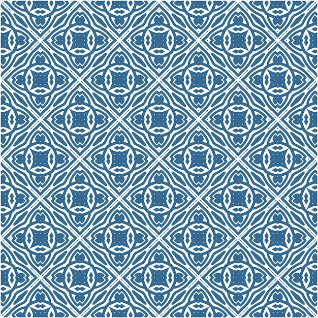decorative seamless pattern with minimalist abstract retro design style