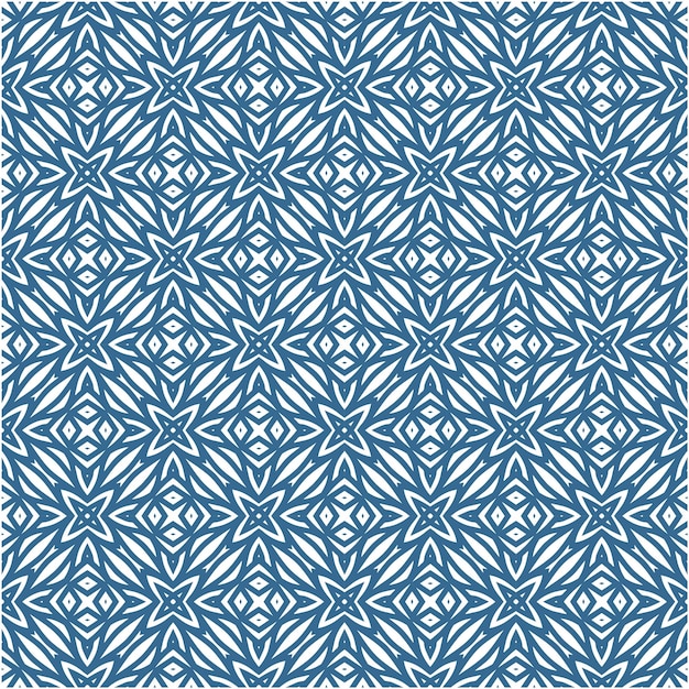 Decorative seamless pattern with minimalist abstract retro design style