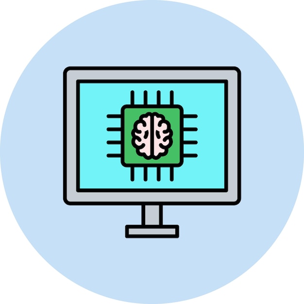 Deep Learning Flat Illustration