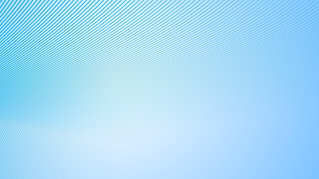 Deep sky blue gradient abstract background with stripes curve line vector image