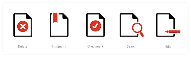 Delete bookmark Checkmark