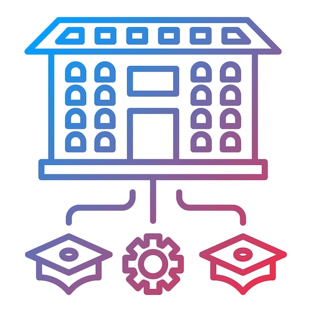 Department icon vector image Can be used for University