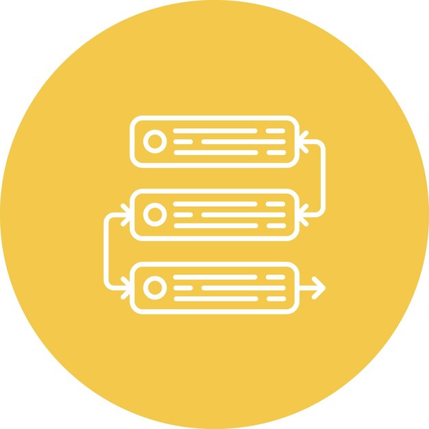 dependencies icon vector image can be used for mobile app development