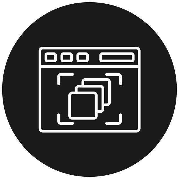 depth perception vector icon can be used for virtual reality iconset