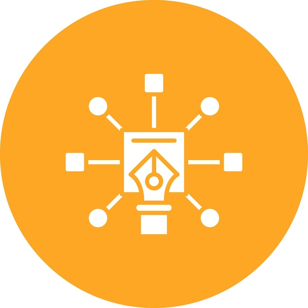 design algorithm vector icon can be used for data analytics iconset