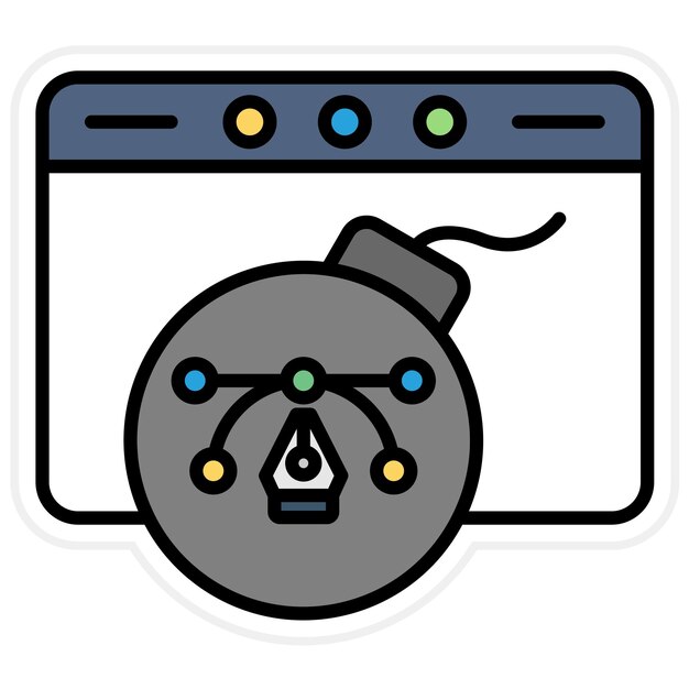 Design Debt icon vector image Can be used for UX and UI
