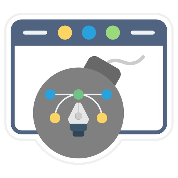 Design Debt icon vector image Can be used for UX and UI